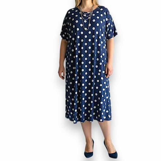 Maxi Abito in Crepe Fantasia Senia