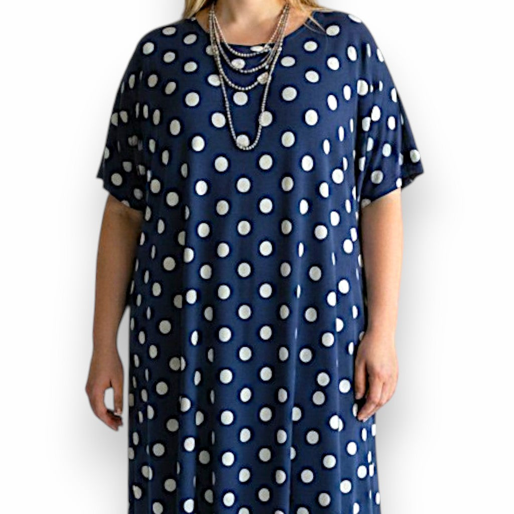 Maxi Abito in Crepe Fantasia Senia