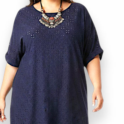 Maxi Maglia  Elasticizzata Traforata Neide