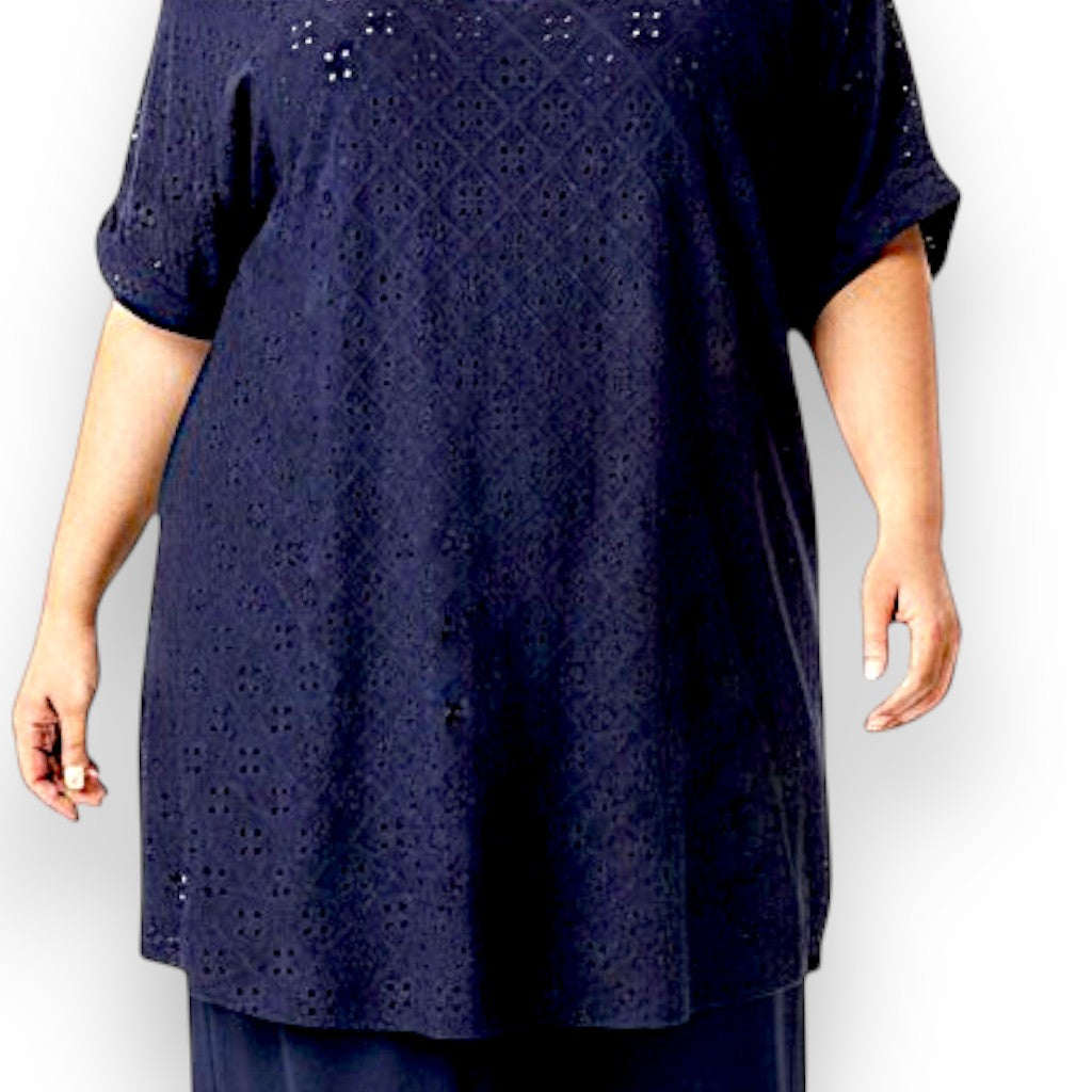 Maxi Maglia  Elasticizzata Traforata Neide