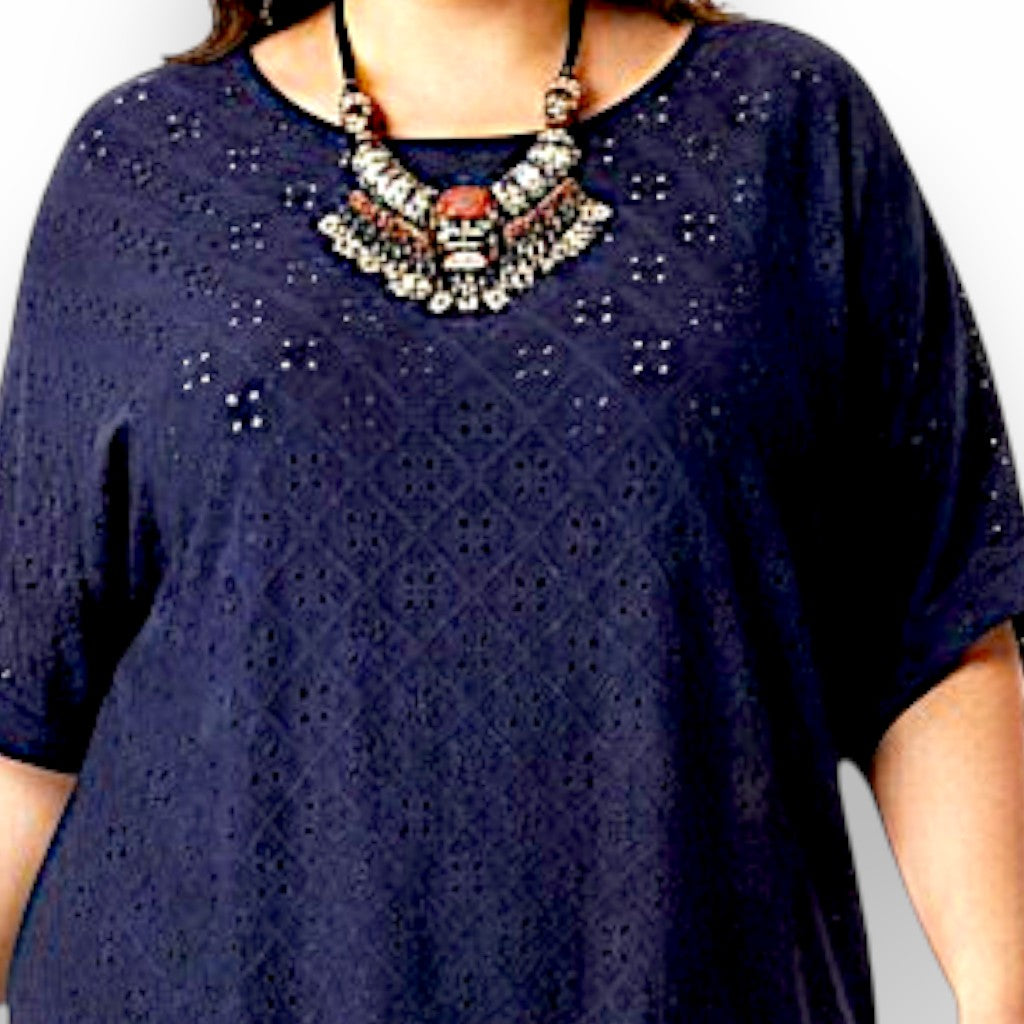 Maxi Maglia  Elasticizzata Traforata Neide