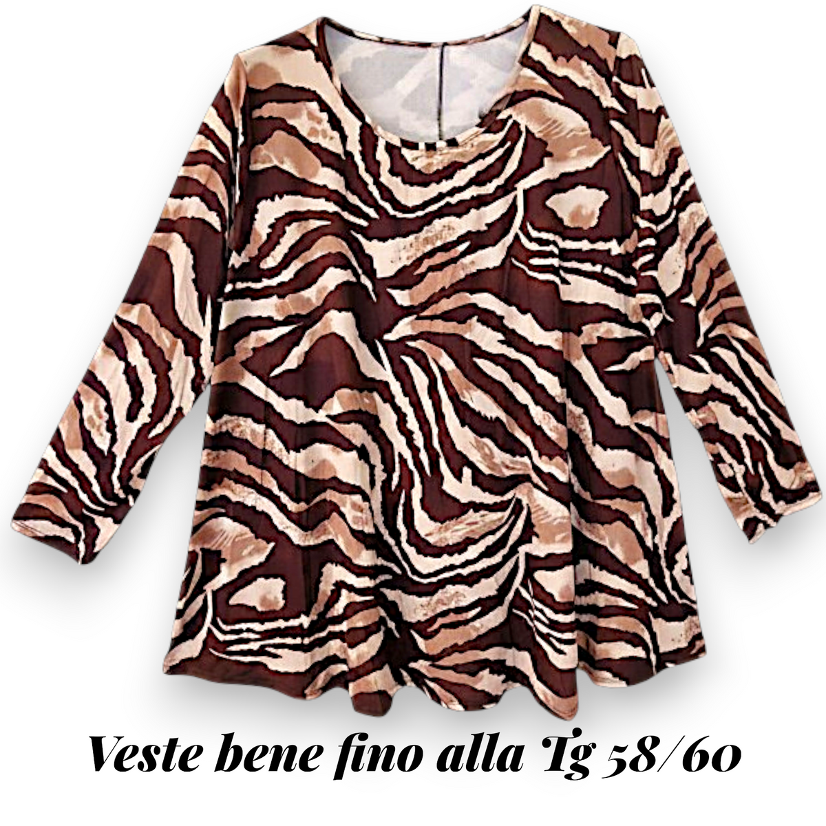 Maxi Maglia in Crepe  Paola