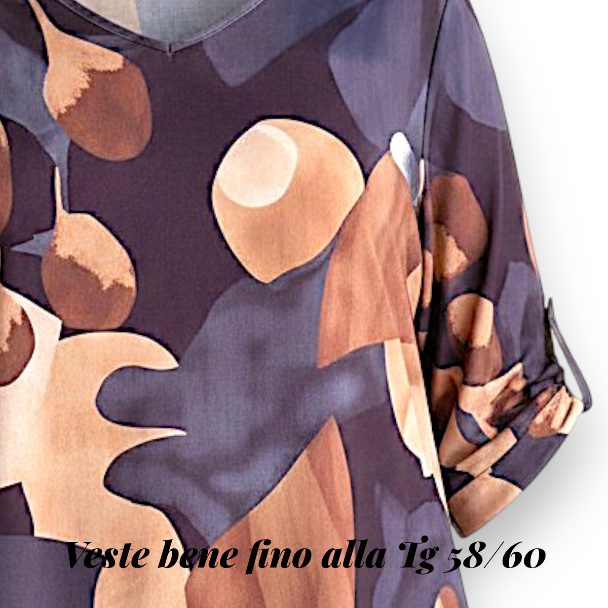 Maxi Maglia Elasticizzata Fantasia Fabiola