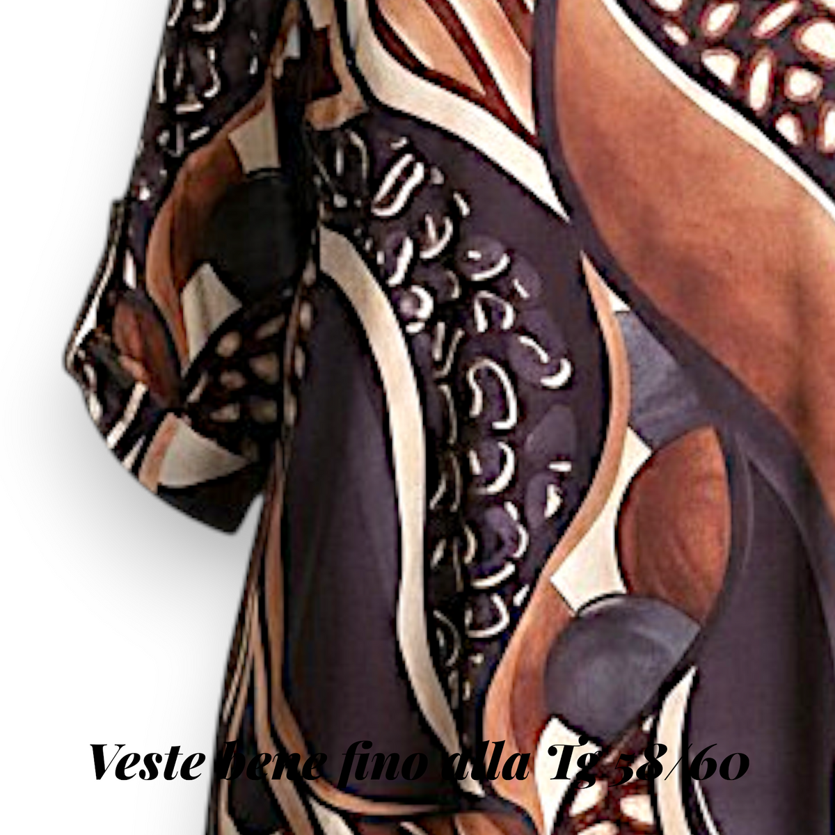 Maxi Maglia Elasticizzata Fantasia Federica