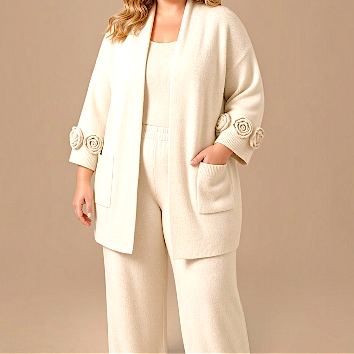 Maxi Cardigan effetto Lana Pamela