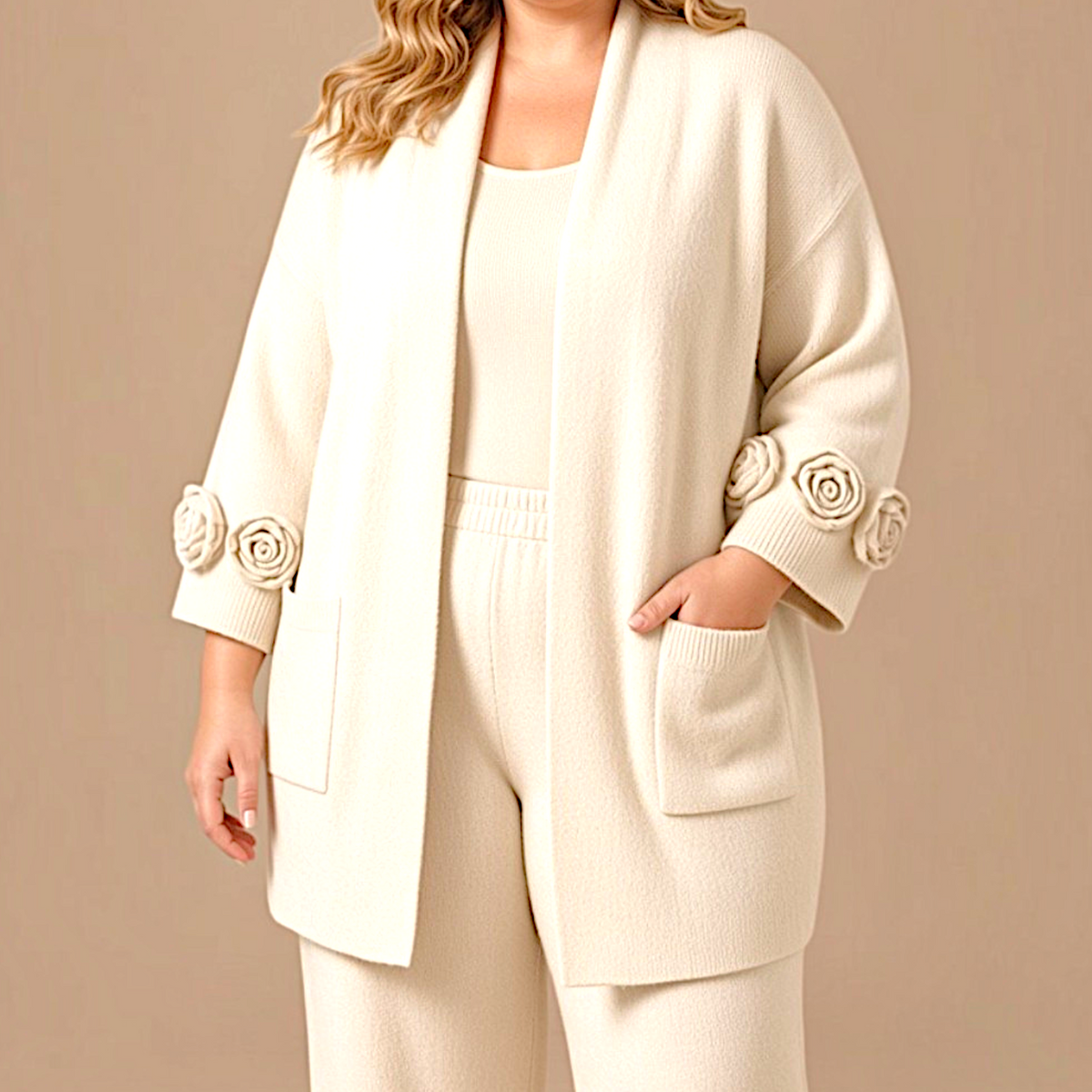 Maxi Cardigan effetto Lana Pamela