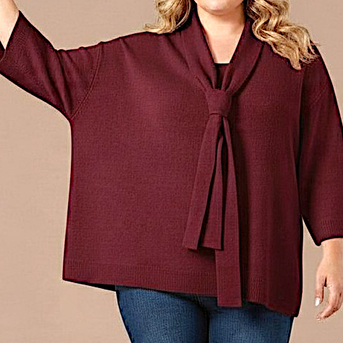 Maxi Maglia Effetto Lana Pasqua