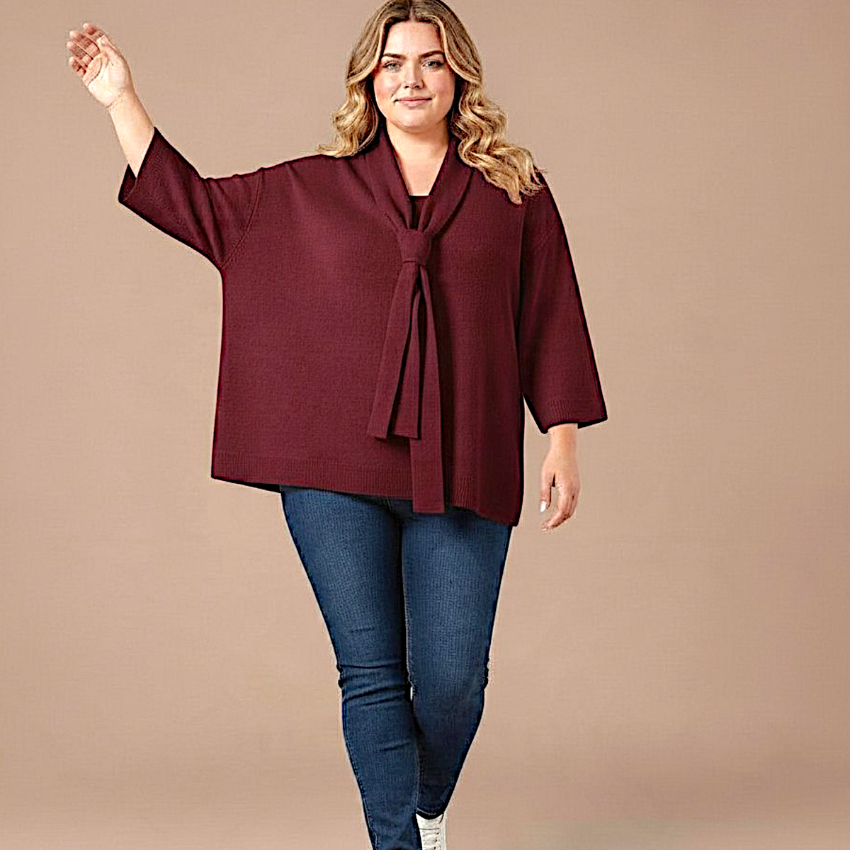 Maxi Maglia Effetto Lana Pasqua