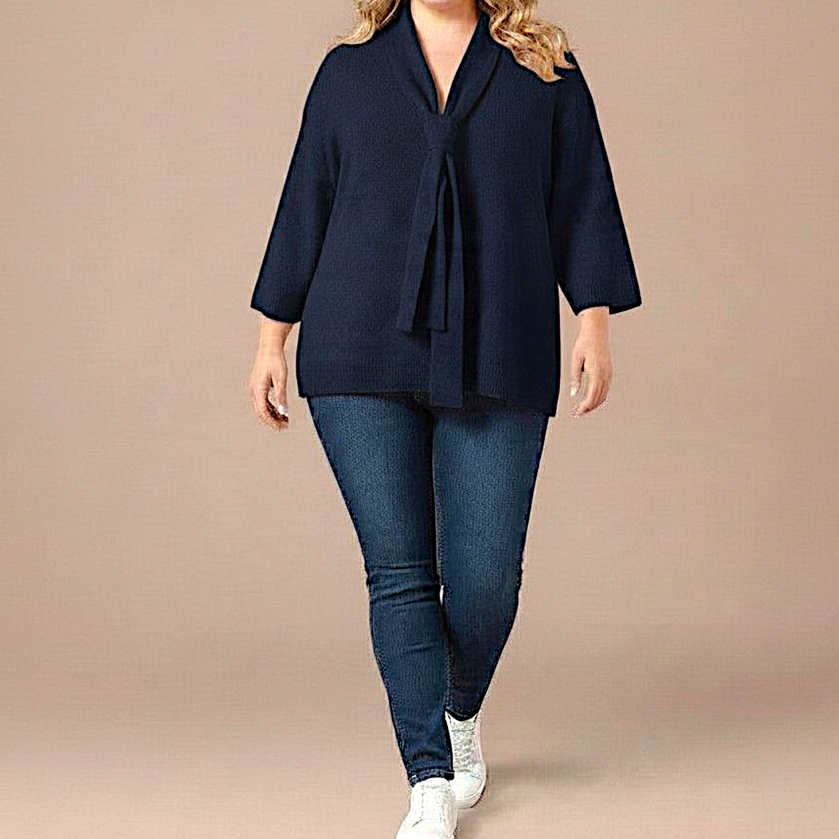 Maxi Maglia Effetto Lana Pacifica
