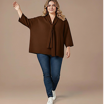 Maxi Maglia Effetto Lana Paloma