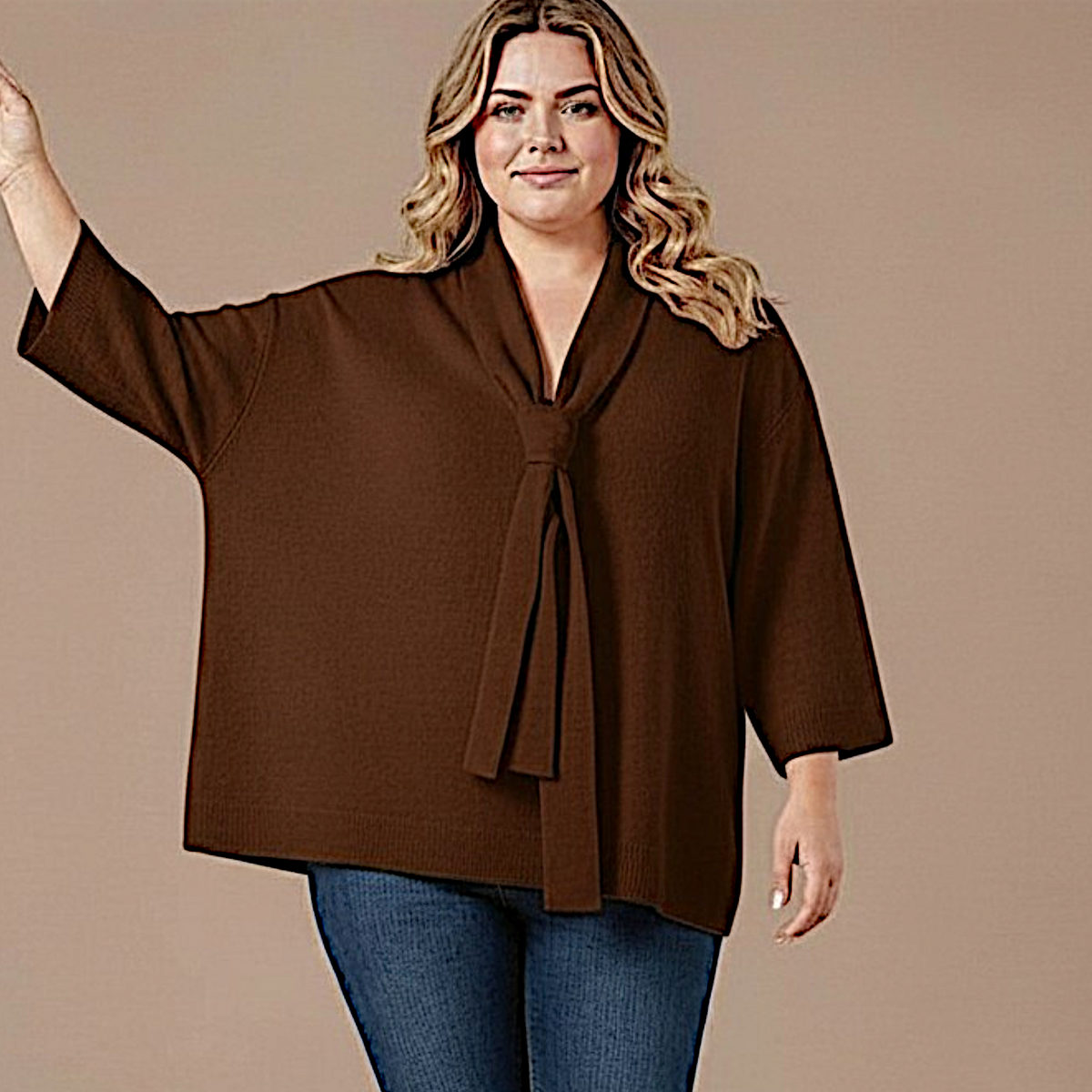Maxi Maglia Effetto Lana Paloma