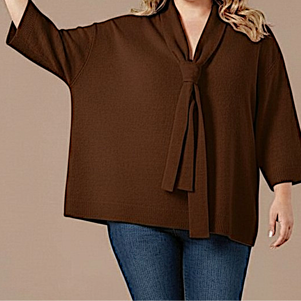 Maxi Maglia Effetto Lana Paloma