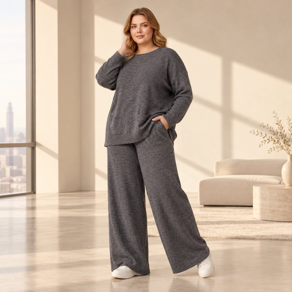 Maxi Maglia con Costine Cristiana