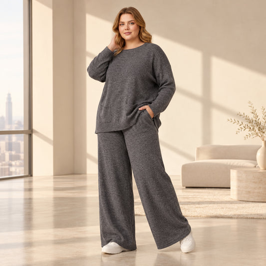 Maxi Maglia con Costine Cristiana