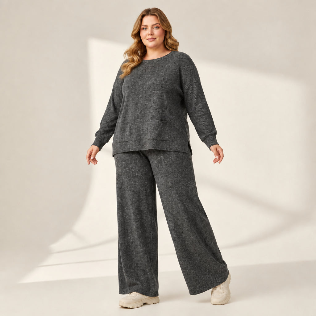 Maxi Maglia con Costine Cristiana