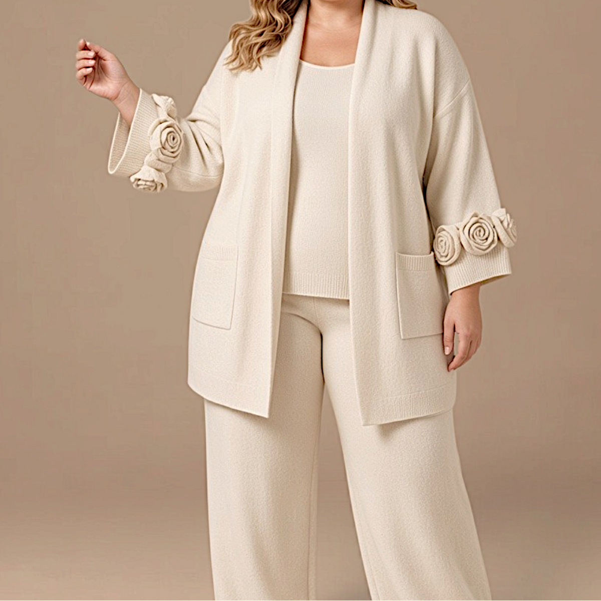 Maxi Cardigan effetto Lana Pamela