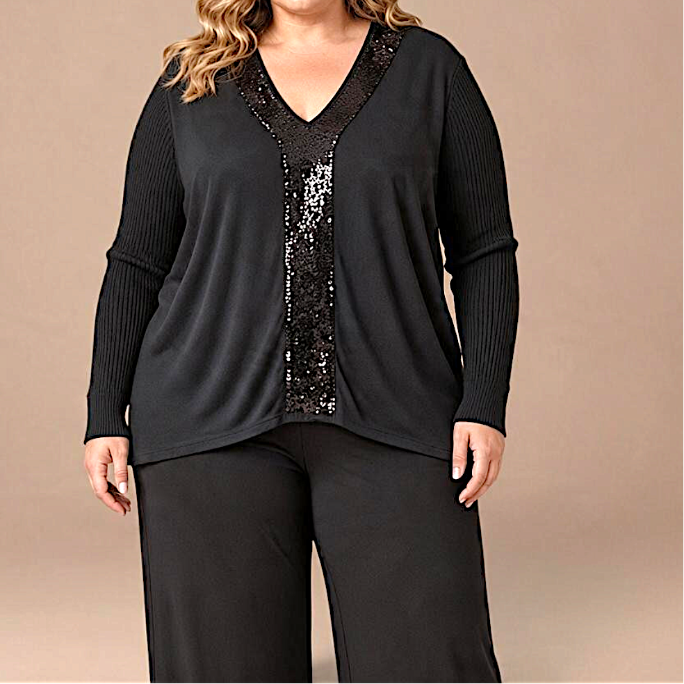 Maxi Maglia con Pajettes Ludovica