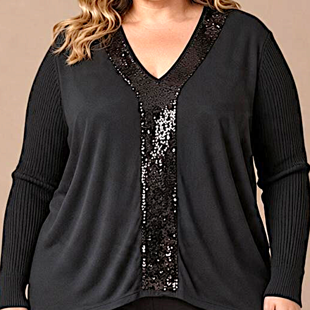 Maxi Maglia con Pajettes Ludovica
