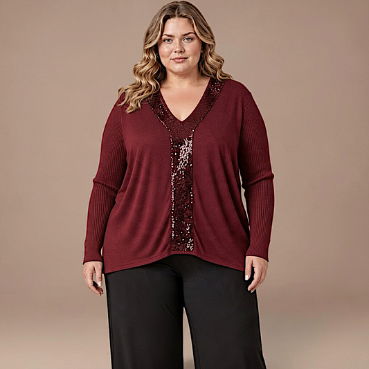Maxi Maglia con Pajettes Lidia