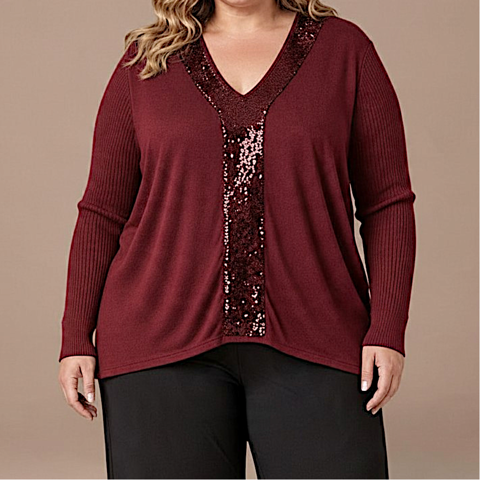 Maxi Maglia con Pajettes Lidia
