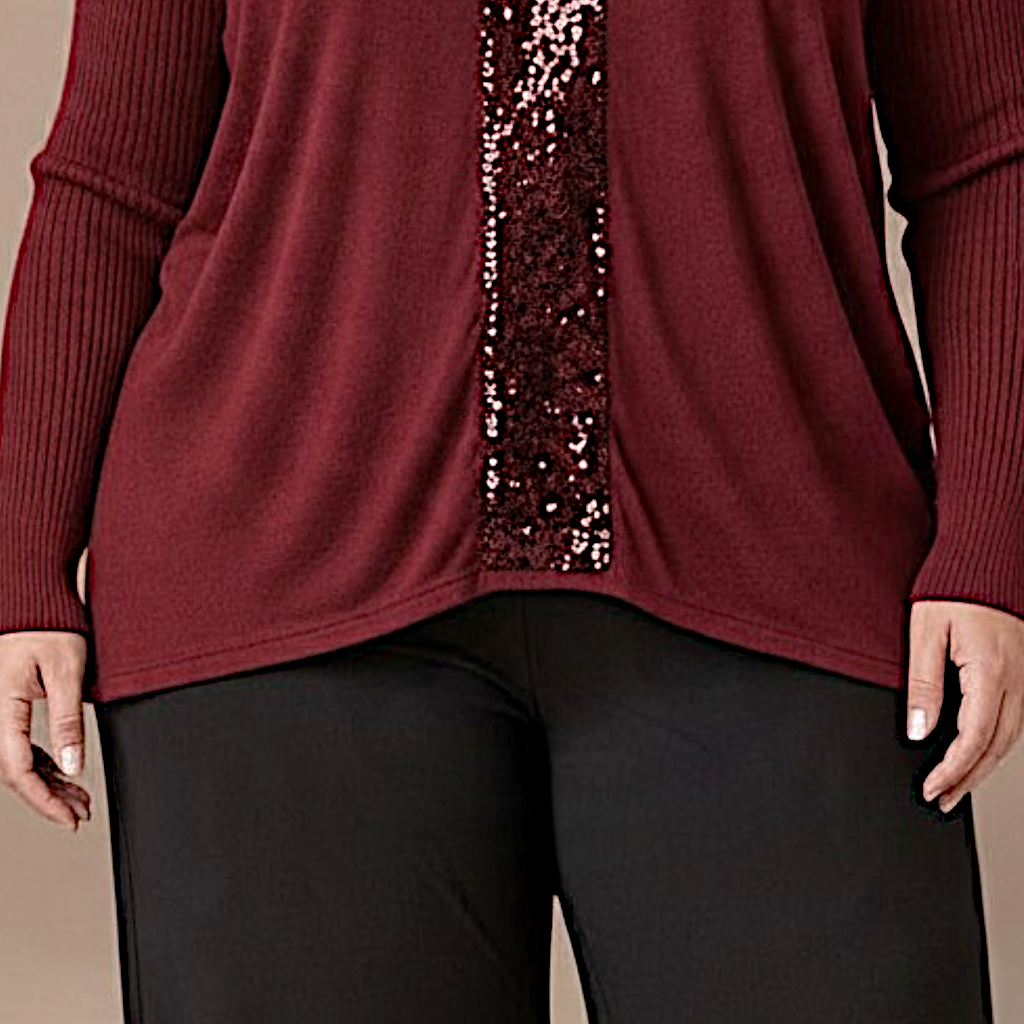 Maxi Maglia con Pajettes Lidia