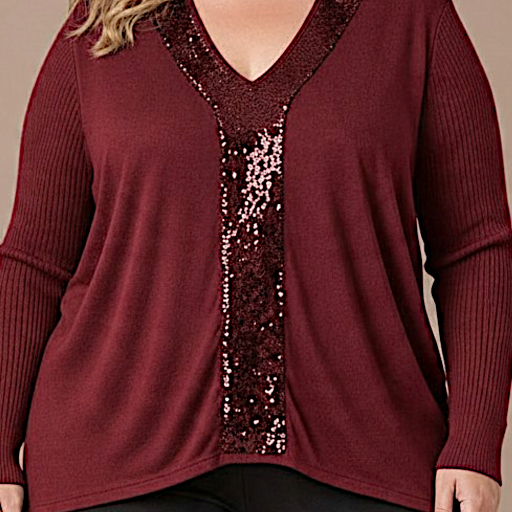 Maxi Maglia con Pajettes Lidia