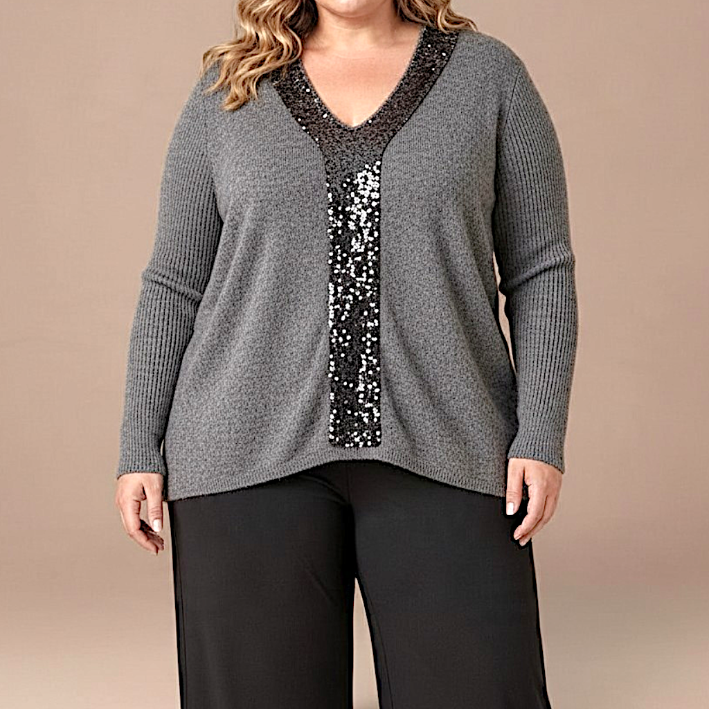 Maxi Maglia con Pajettes Liliana