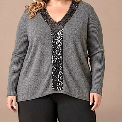 Maxi Maglia con Pajettes Liliana