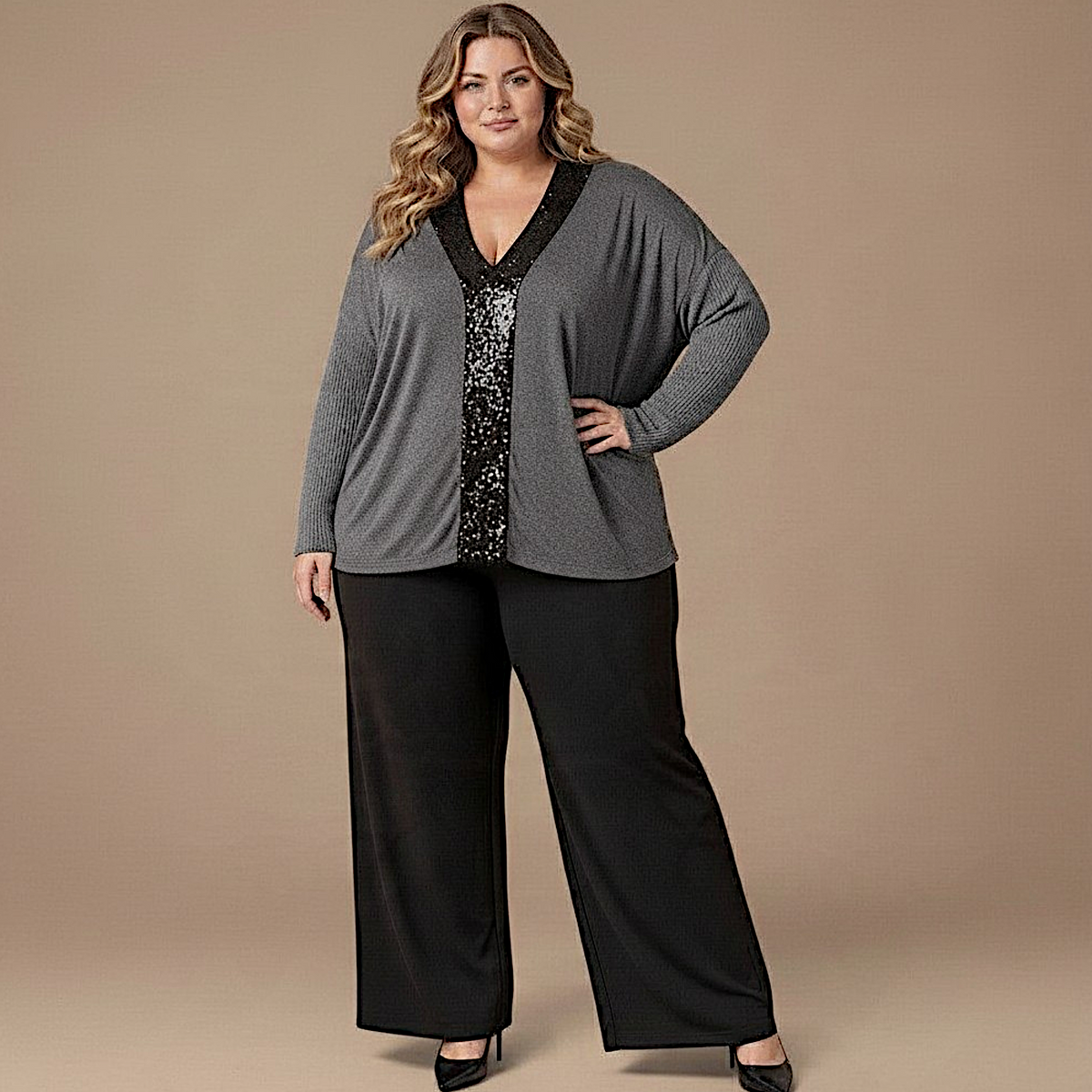 Maxi Maglia con Pajettes Liliana