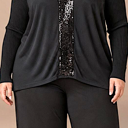 Maxi Maglia con Pajettes Ludovica