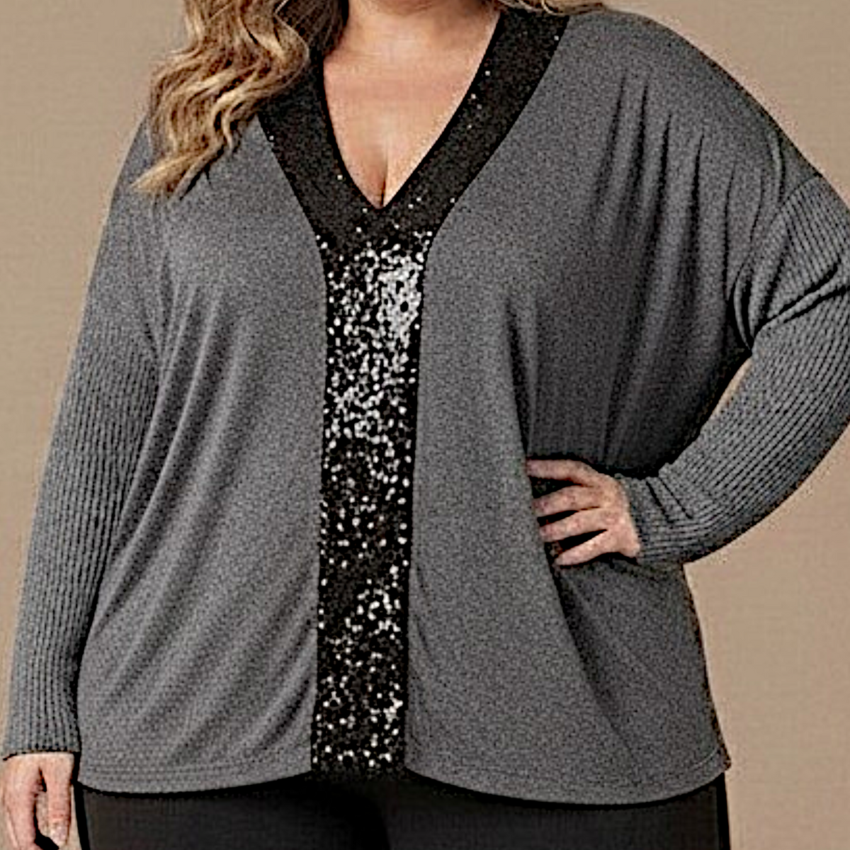Maxi Maglia con Pajettes Liliana