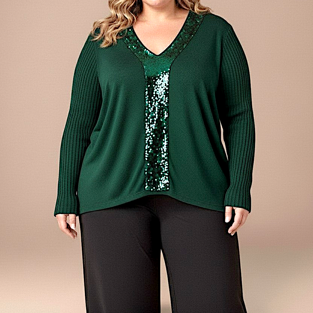 Maxi Maglia con Pajettes Lorena