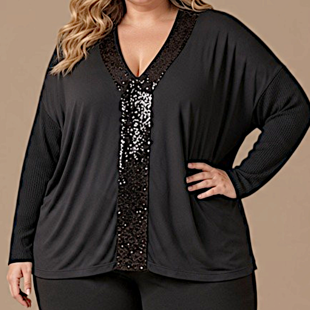 Maxi Maglia con Pajettes Ludovica