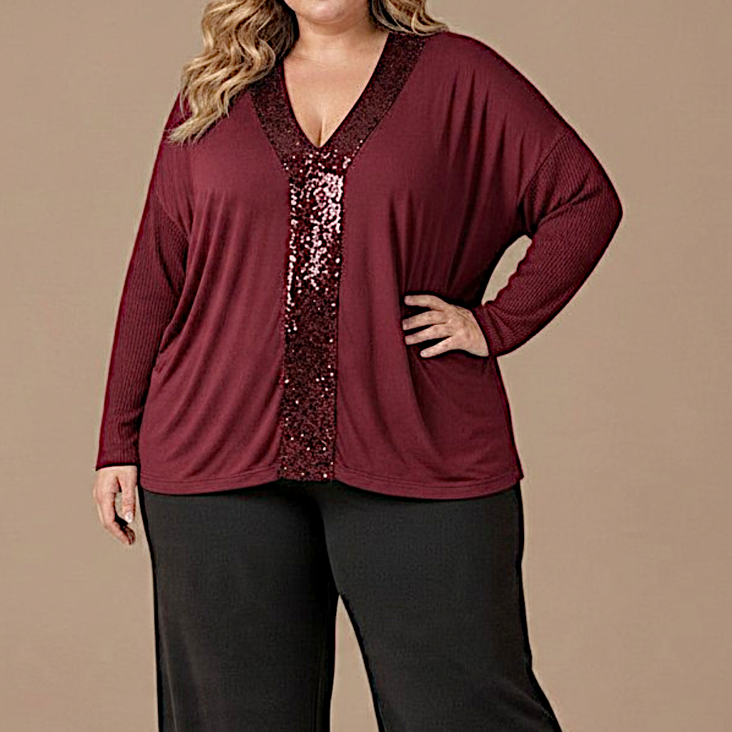 Maxi Maglia con Pajettes Lidia