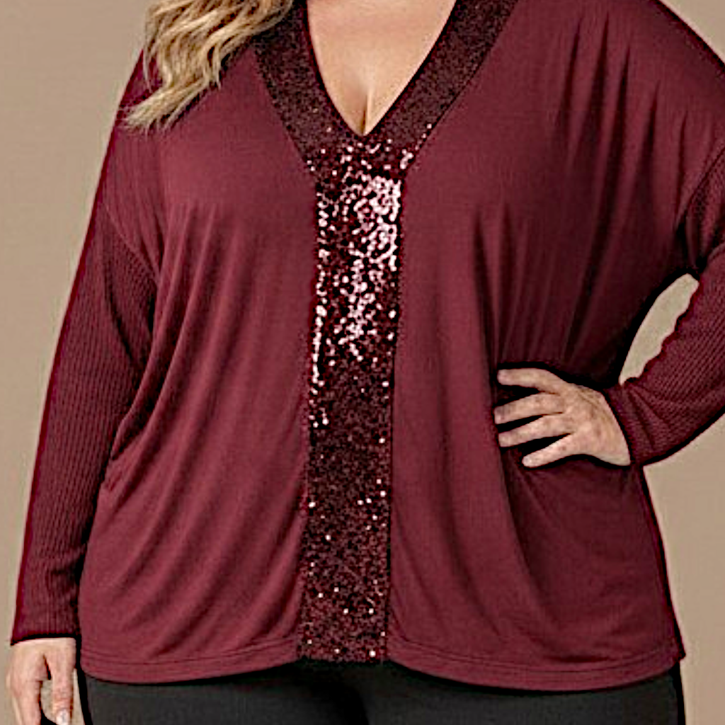Maxi Maglia con Pajettes Lidia
