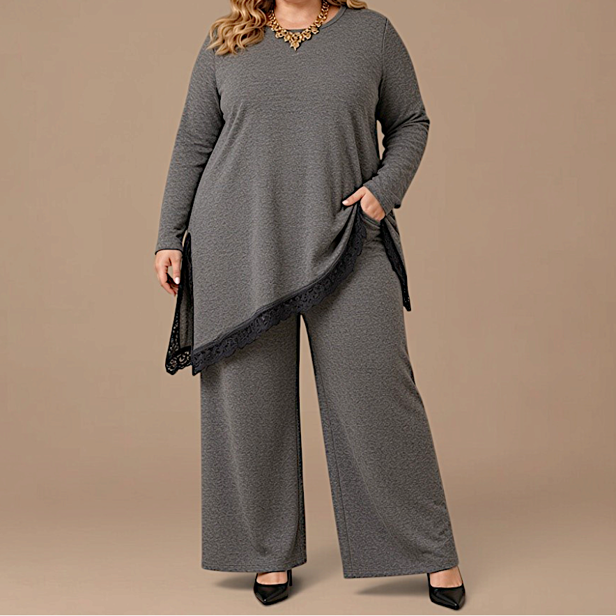 Maxi Maglia Rifinita in Pizzo Clementina