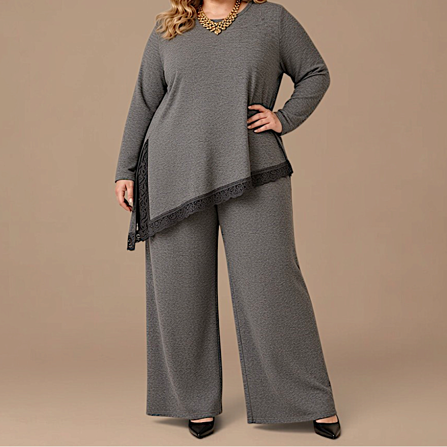 Maxi Maglia Rifinita in Pizzo Clementina