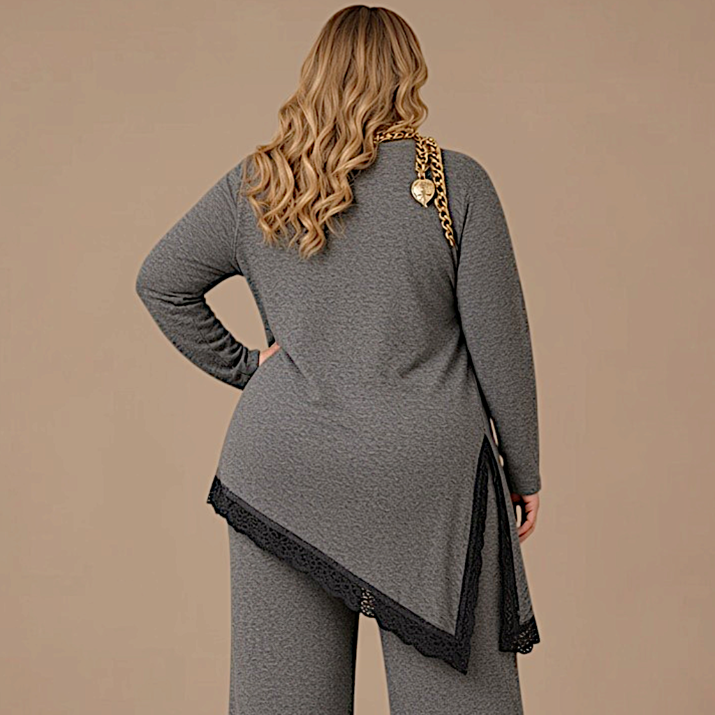 Maxi Maglia Rifinita in Pizzo Clementina