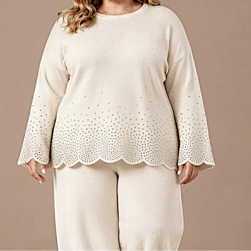 Maxi Maglia Effetto Lana Dora