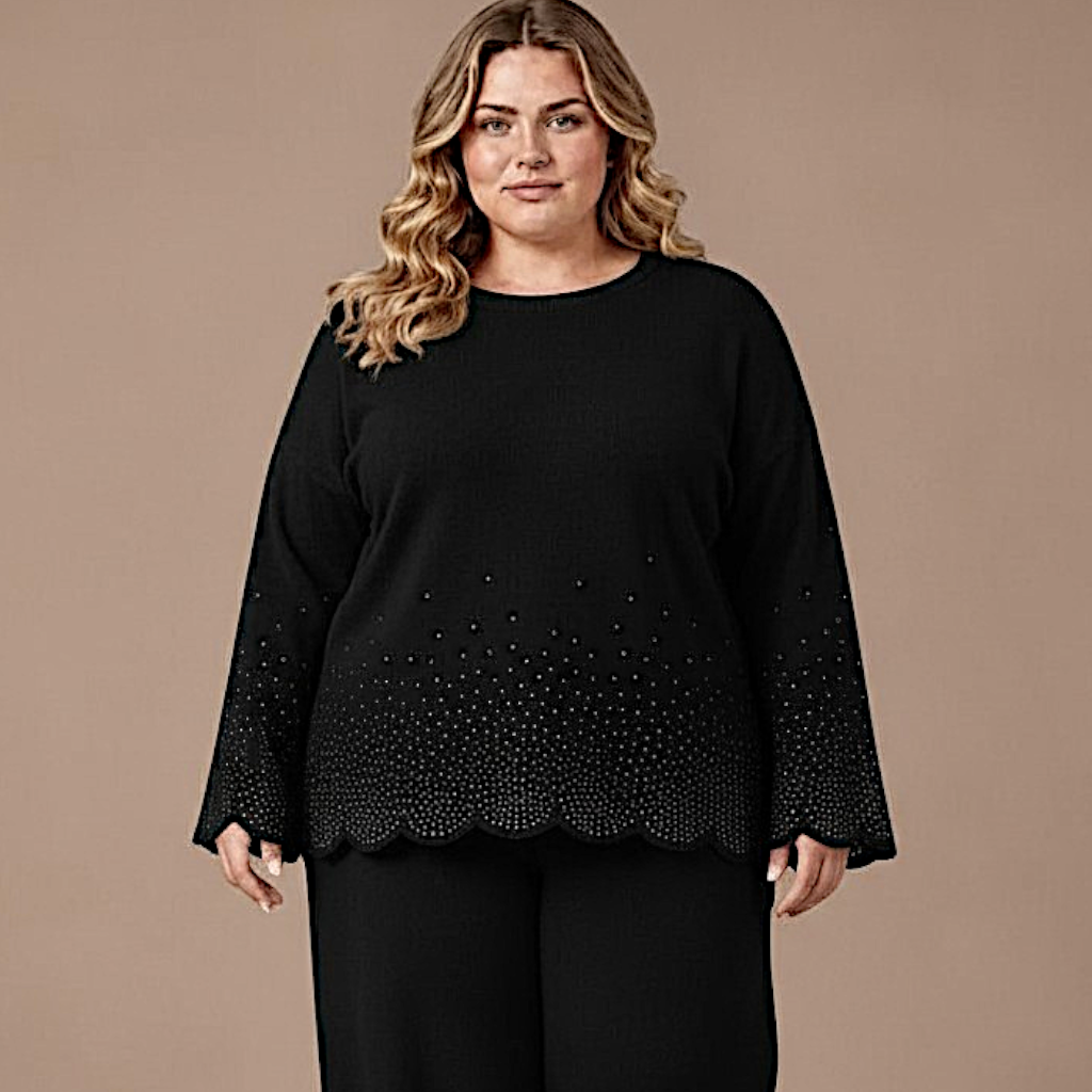 Maxi Maglia Effetto Lana Dalida