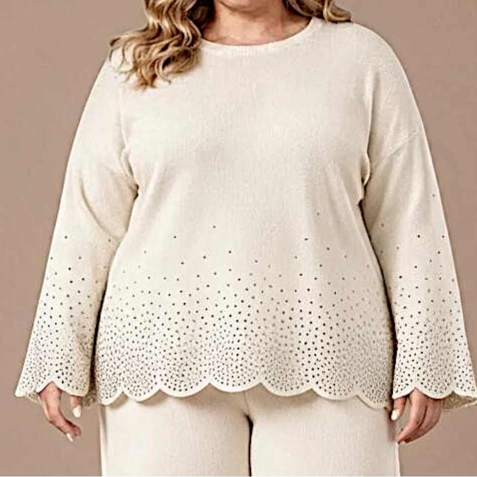 Maxi Maglia Effetto Lana Dora