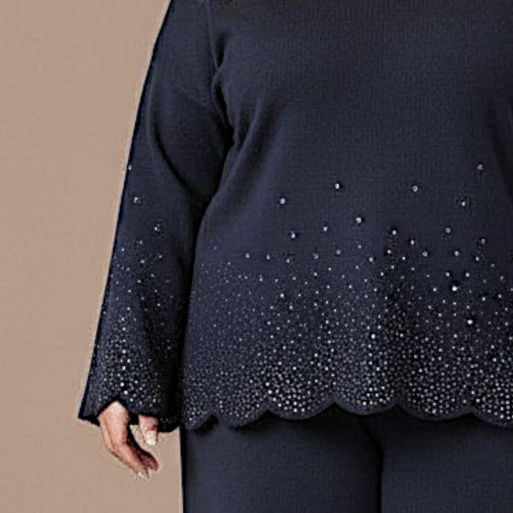 Maxi Maglia Effetto Lana Dindi