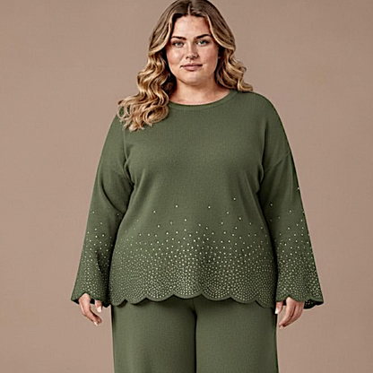 Maxi Maglia Effetto Lana Desideria