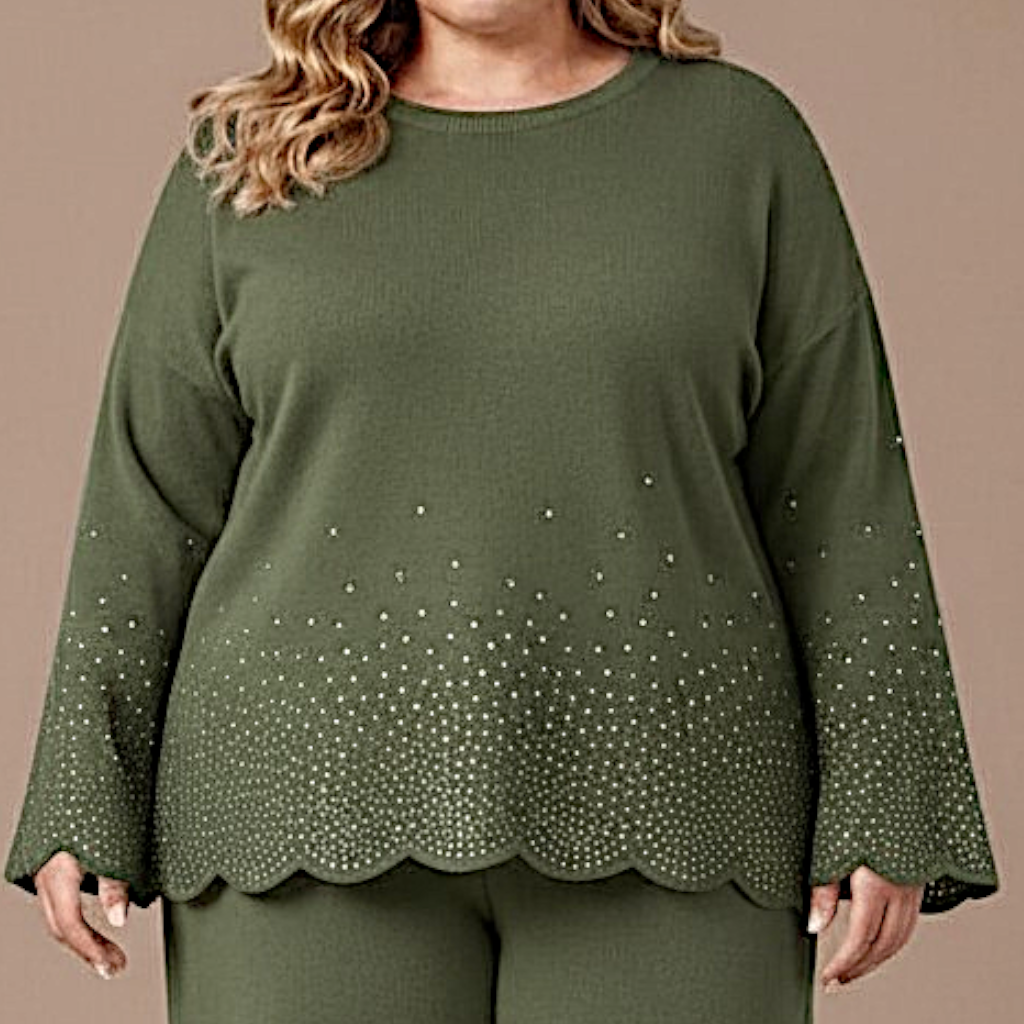 Maxi Maglia Effetto Lana Desideria