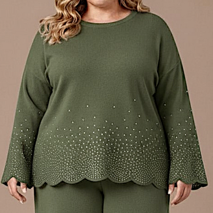 Maxi Maglia Effetto Lana Desideria