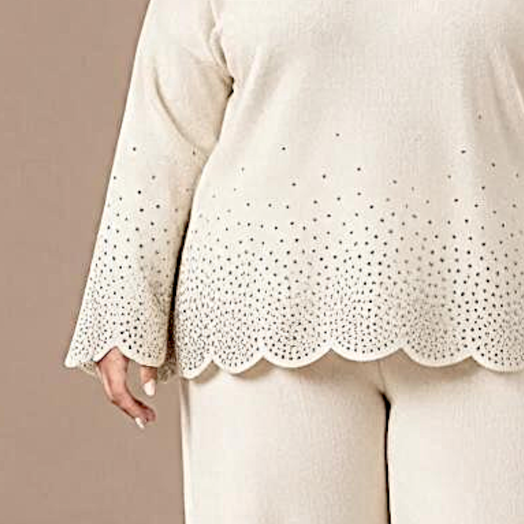 Maxi Maglia Effetto Lana Dora