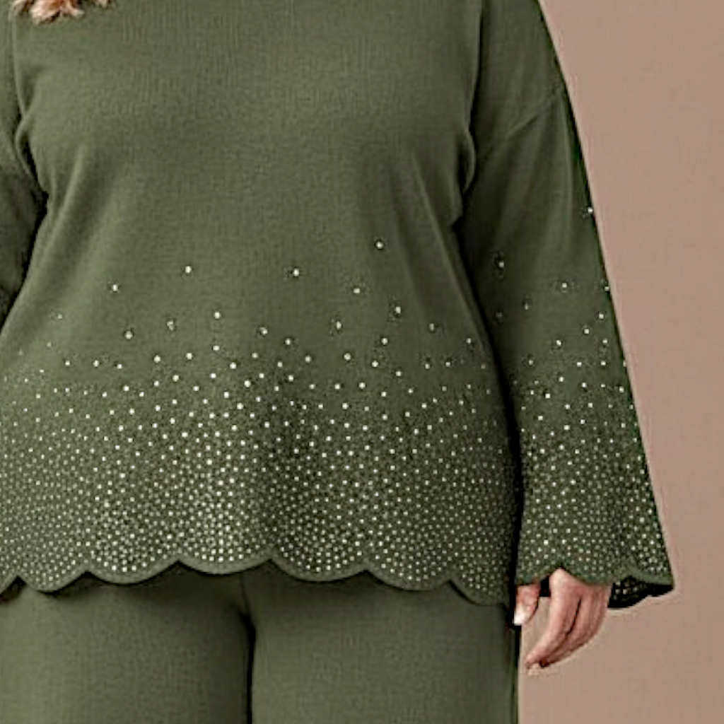 Maxi Maglia Effetto Lana Desideria