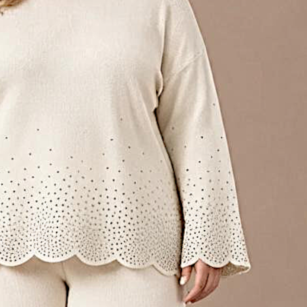 Maxi Maglia Effetto Lana Dora