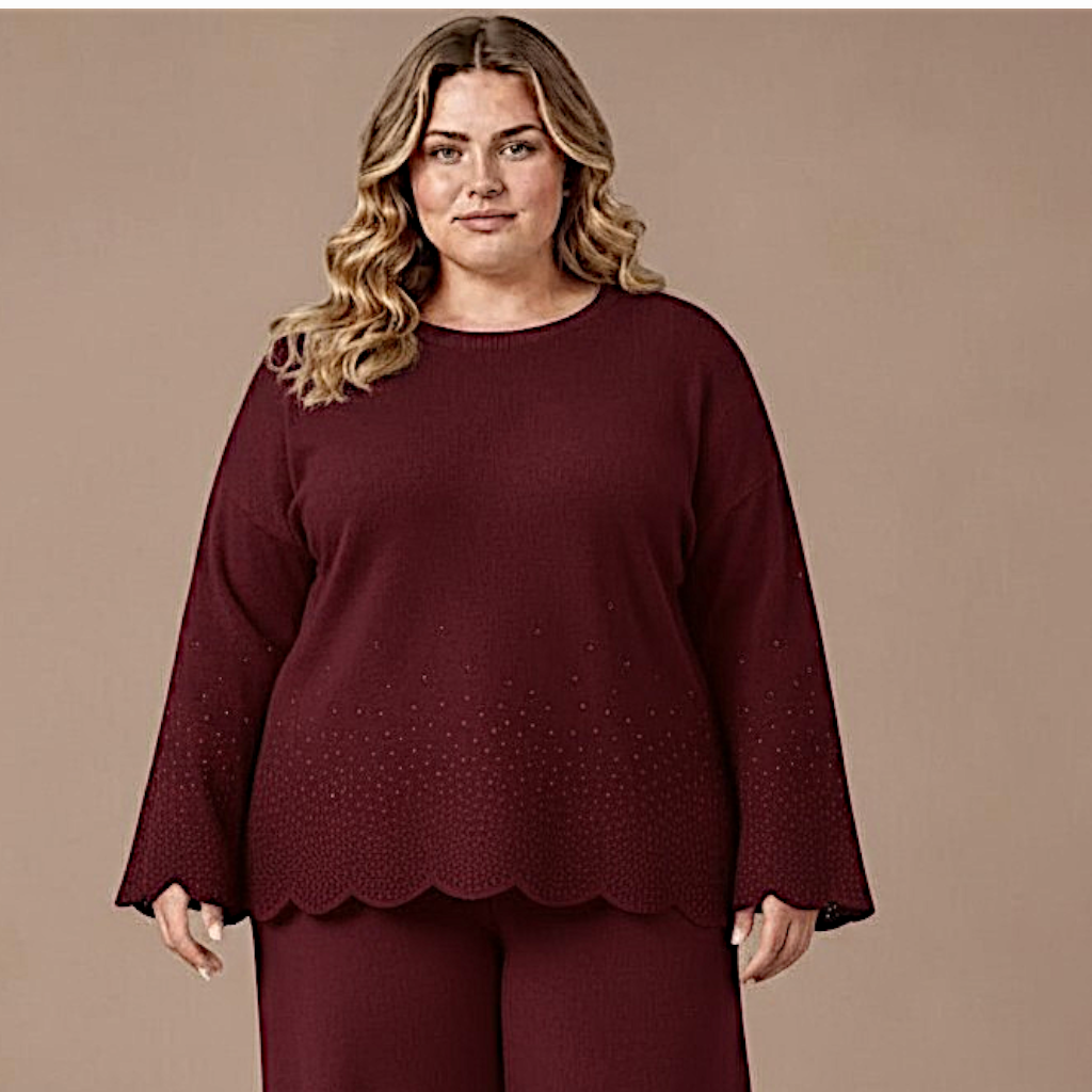 Maxi Maglia Effetto Lana Dafne