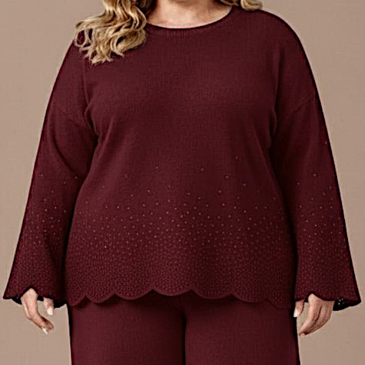 Maxi Maglia Effetto Lana Dafne